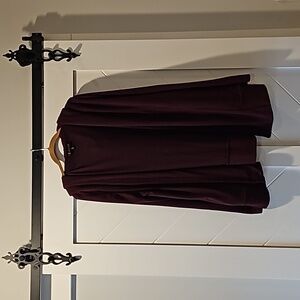 Size M Burgundy Hooded cardigan